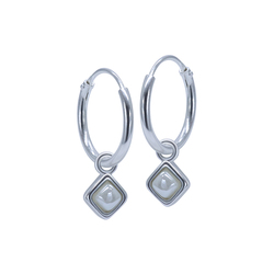 Silver Hoop Earring HO-2565